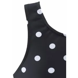 LASCANA Bade-Shirt Damen Schwarz/Weiß 48/50