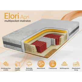 MKS Taschenmatratze ELORI 140 x 200 cm H3/H4