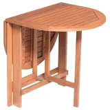 Merxx Gartentisch oval 120 x 60 x 74 cm Braun