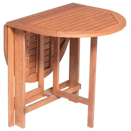 Merxx Gartentisch oval 120 x 60 x 74 cm Braun