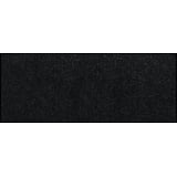 Salonloewe Fußmatte waschbar Schwarz 60x180 cm Schmutzfangmatte Uni