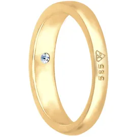 Elli DIAMONDS Taufring Gold Diamant 0,005 ct