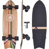 Apollo Midi Longboard Surfskate Pro Stripes