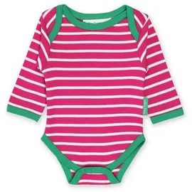 Toby Tiger Baby Langarmbody mit Streifen in rosa | Gr.: 80