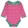 Toby Tiger Baby Langarmbody mit Streifen in rosa | Gr.: 80
