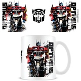 Pyramid International Transformers Tasse (klassisches Design), 325 ml, Keramik-Kaffeetasse, Tassen und Kaffeetassen für Männer und Tassen für Frauen, offizielles Merchandise-Produkt, Weiß