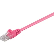 goobay CAT 5e Patchkabel, U/UTP, Magenta