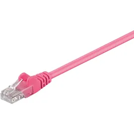 goobay CAT 5e Patchkabel, U/UTP, Magenta