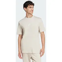 Adidas Essentials Small Logo Single Jersey Kurzarm-T-Shirt Wonder Alumina / White L
