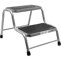 Wiltec Doppeltrittstufe Trittleiter 2 Stufen