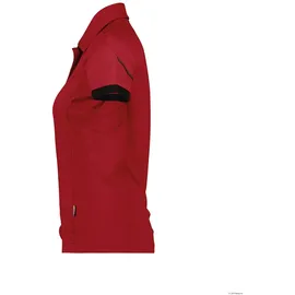 DASSY Poloshirt Rot/Schwarz XS