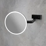 viverso Zoom me Kosmetikspiegel, mit Beleuchtung, Vergrößerung 5-fach Ø 200 mm, VM6001MB,