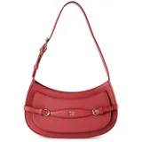 Aigner Cavallo Schultertasche Leder 26 cm rot