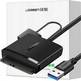 UGREEN USB3.0 Adapter für 2,5''/3,5'' SATA-Festplatte Schwarz
