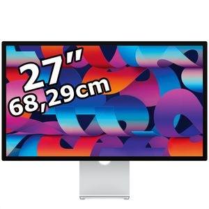 Apple Monitor Studio Display Standardglas, 27 Zoll, 5K 5120 x 2880 Pixel, 60 Hz, neigungsverstellbar