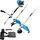 BITUXX 2in1 4-Takt Benzin Freischneider Set Trimmer mit Fadenkopf 31ccm