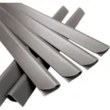 Noor Klemmschienen für Sichtschutzstreifen 25 Stück Anthrazit