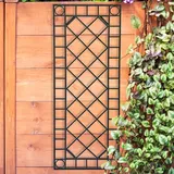 Harms Import Wand Dekor Gitter Garten Dekoration Terrasse Rankgitter Spalier schwarz