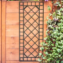 Harms Import Wand Dekor Gitter Garten Dekoration Terrasse Rankgitter Spalier schwarz