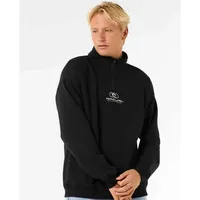 Rip Curl Pill Icon Halbreißverschluss-sweatshirt - Black M