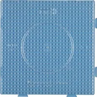 HAMA BEADS Bügelperlen Stiftplatte Quadrat transparent