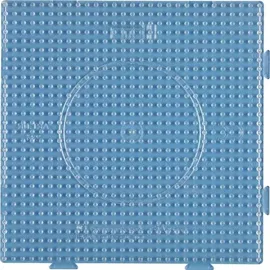 HAMA BEADS Bügelperlen Stiftplatte Quadrat transparent