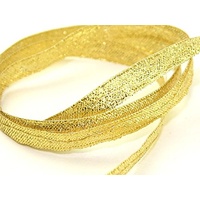 Gold Lame Pull Cord Band für Weihnachten Crafts 12 mm – 20 m Rolle