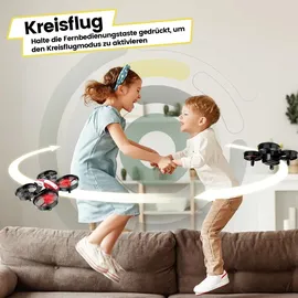 Holy Stone HS210 Mini Drohne für Kinder Anfänger,RC Quadcopter mit 3 Akkus Lange Flugzeit,Automatische Höhenhaltung,3D Flips,Headless Modus