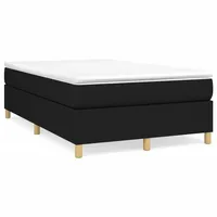 VidaXL Boxspringbett Schwarz 120x200 cm Stoff1368223