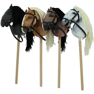 Sweety Toys Hobbyhorse Steckenpferd geeigent für Hobbyhorsing (schwarz)