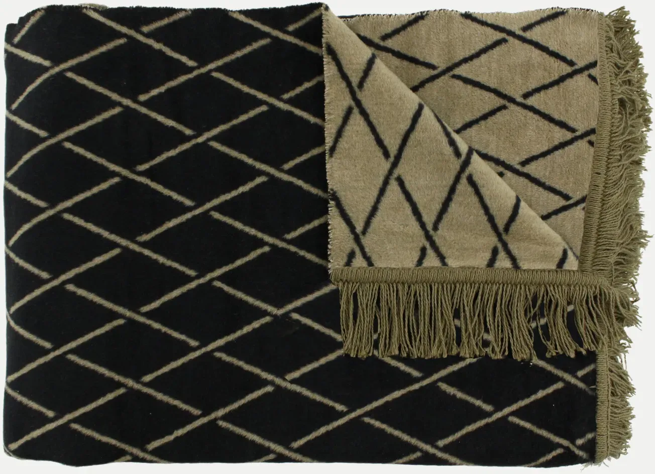 Decke Plaid Dias 150x200 Schwarz