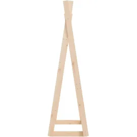 vidaXL Garderobenständer 100 x 45 x 150 cm Kiefer Braun