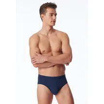 SCHIESSER Cotton Casual Minislip blau 4er Pack