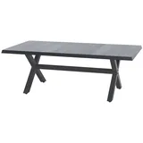 Siena Garden Gartentisch Sincro Rechteckig Wood Grey 103 cm x 204 cm