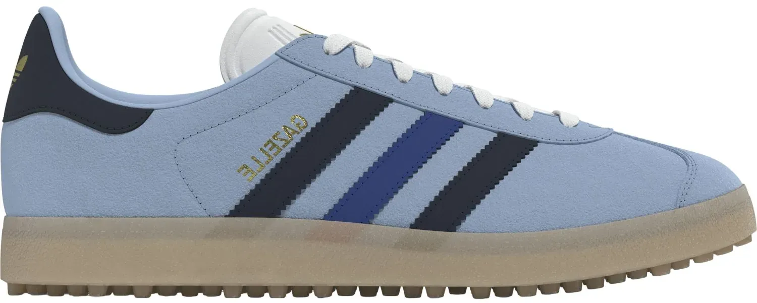 adidas Golf Originals Golfschuhe Unisex Gazelle, hellblau/schwarz/dunkelblau