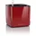 LECHUZA Cube Glossy 16 Komplettset 17 x 17 x 16 cm scarlet rot highgloss