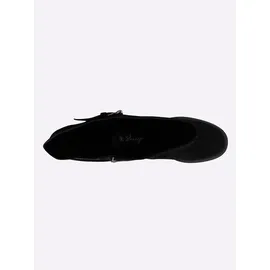 sheego Weitschaftstiefel Damen Schwarz 43