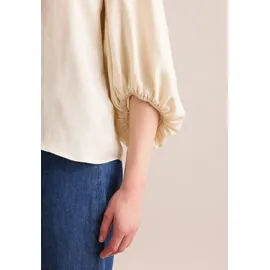 Seidensticker Tunika "Schwarze Rose", Damen, Gr. 40, beige (ecru), 49% Viskose, 38% Leinen, 13% Polyester, unifarben, Tuniken