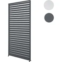Mendler Aluminium Lamellenwand f√or Pergola HWC-N94 3x3m, Lamellenpaneel Modul