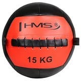 hms fitness HMS Unisex Gymnastikball 17-41-030, Rot/Schwarz, One Size, 5907695518320