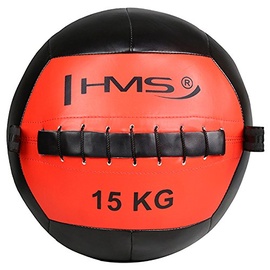 hms fitness HMS Unisex Gymnastikball 17-41-030, Rot/Schwarz, One Size, 5907695518320