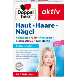 Doppelherz Haut + Haare + Nägel 13 Nährstoffe Tabletten 30 St.