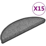 vidaXL Stufenmatte 56 x 17 cm Dunkelgrau
