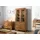 Massivmoebel24 Vitrine Ancona 100 x 45 x 200 cm Braun