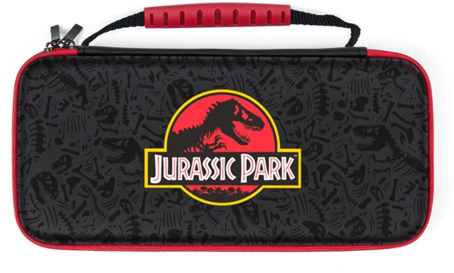 Numskull Jurassic Park - Jurassic Park Logo Offizielle Aufbewahrungstasche für Nintendo Switch