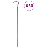 VidaXL Zeltheringe 50 Stk. 23 cm Ø5 mm Verzinkter