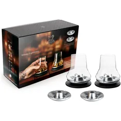 PEUGEOT Whisky-Verkostungsset Duo WHISKY EXPERIENCE mit 2 zusätzlichen Kühlsockeln