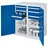 Kappes Schwerlast-Flügeltürenschrank,HxBxT 1100x1000x600mm,2xStahlboden,6 Schublade(n),Mitteltrennwand,Zyl.-Schl.,Sockel