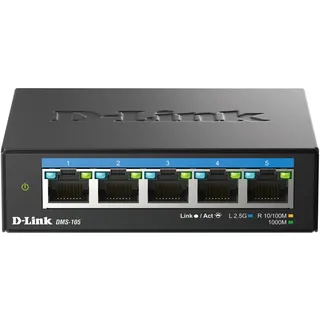 D-Link DMS-105 5-Port Multi-Gigabit Desktop Switch