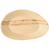 Papstar 25 Teller, Palmblatt "pure" oval 26 cm x 17 cm x 2,5 cm